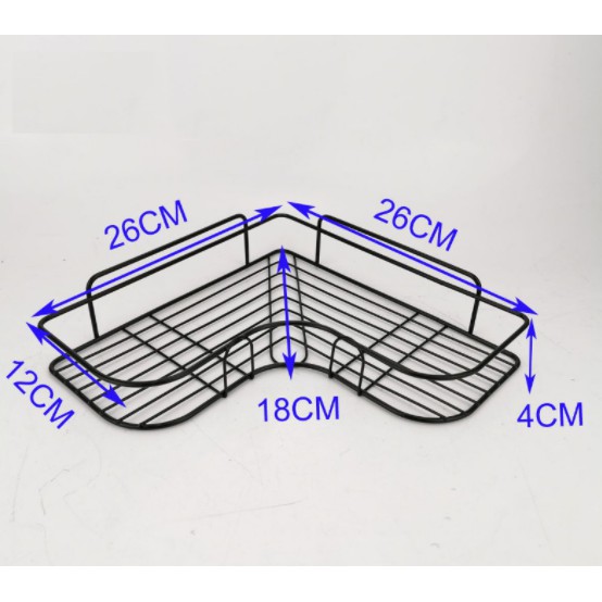 Kệ góc dán tường siêu dính trong nhà tắm ,nhà bếp siêu tiện dụng