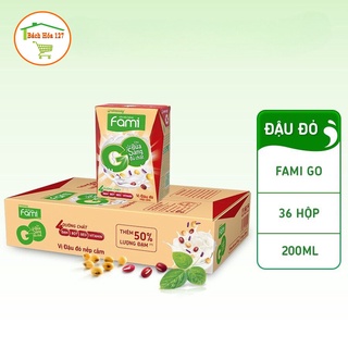 Sữa đậu nành Fami Go Đậu đỏ