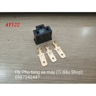 BỘ GIẮC CHUÔI ĐÈN CHÂN H4 ĐẦU ĐỰC - AT122 ( 1 túi 10 bộ)
