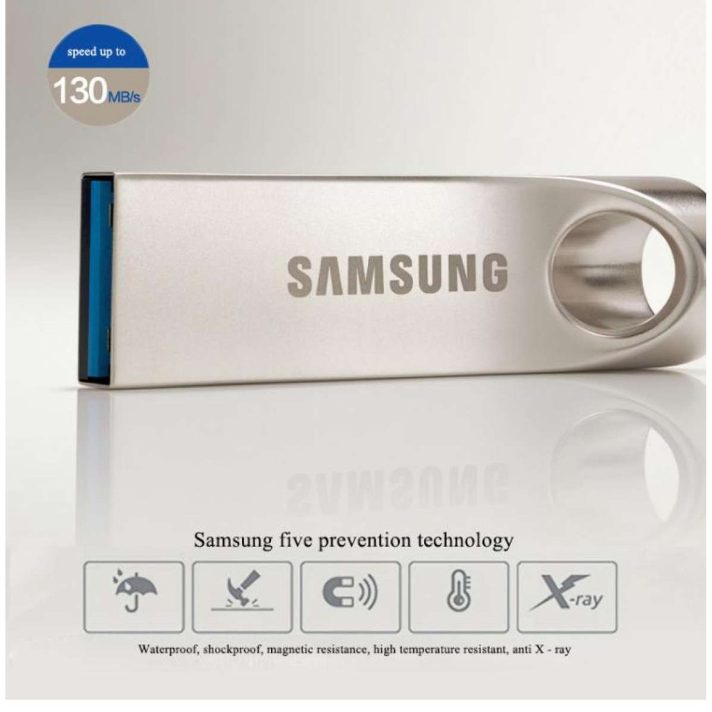 USB 3.1/3.0 Samsung Flash Drive Ultra Bar Plus 128GB 300Mb/s - Bạc | BigBuy360 - bigbuy360.vn