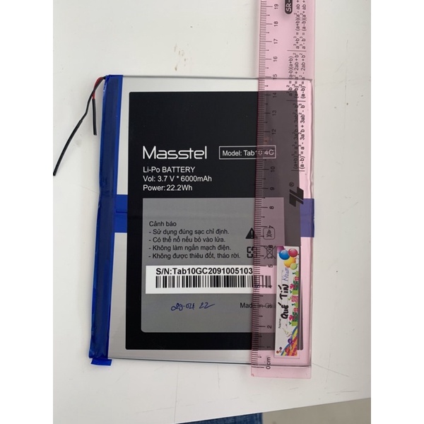 Pin Masstel Tab 10 4G / Tab 10 EDU chính hãng mới 100%