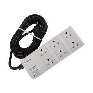Ổ Cắm Có Dây, 6 Ổ Cắm 3 Chấu, Dây Dài 3m WCHG2836 - PANASONIC (Hàng Chính Hãng)