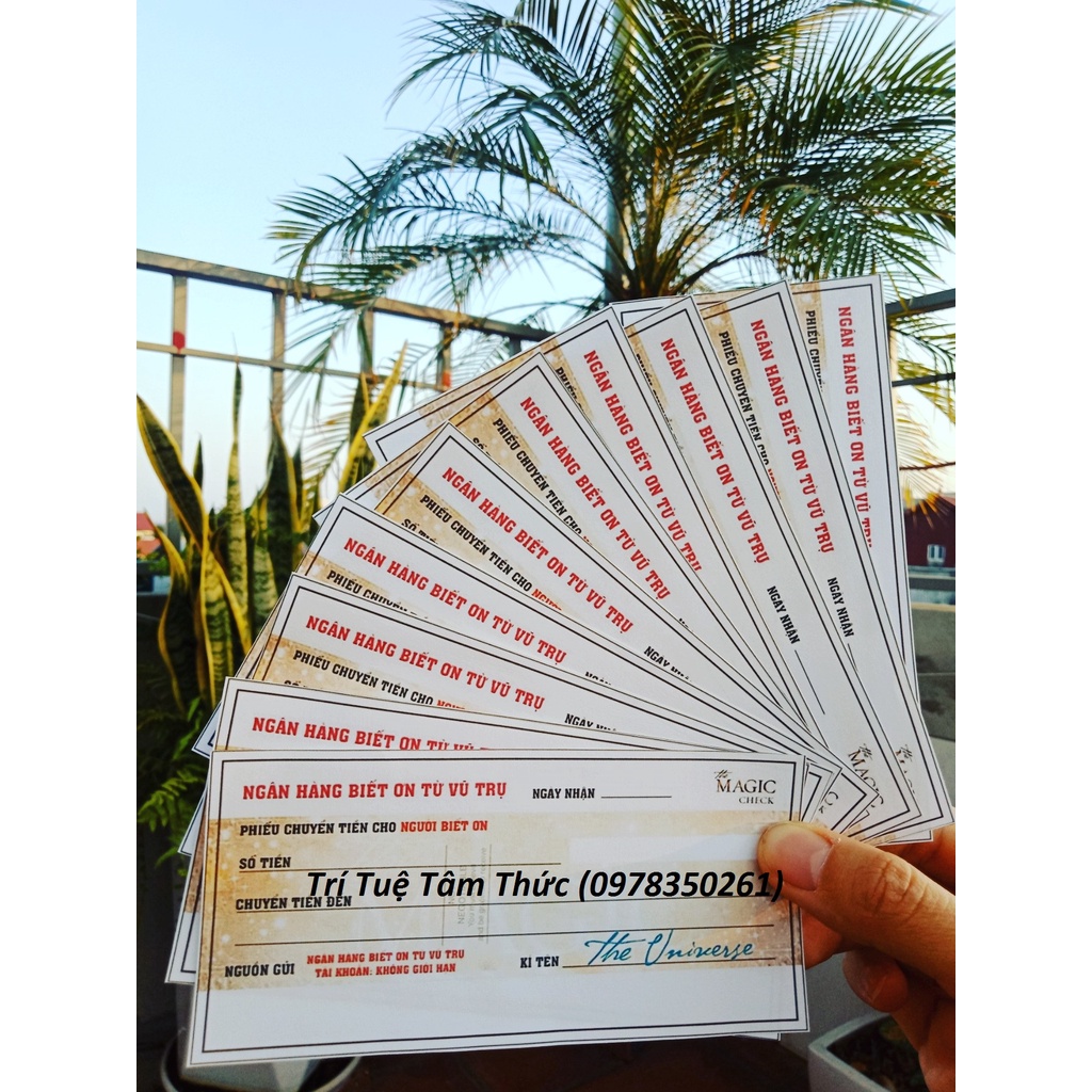 TẤM SEC NHIỆM MÀU / NGÂN PHIẾU KÌ DIỆU / The Magic Check