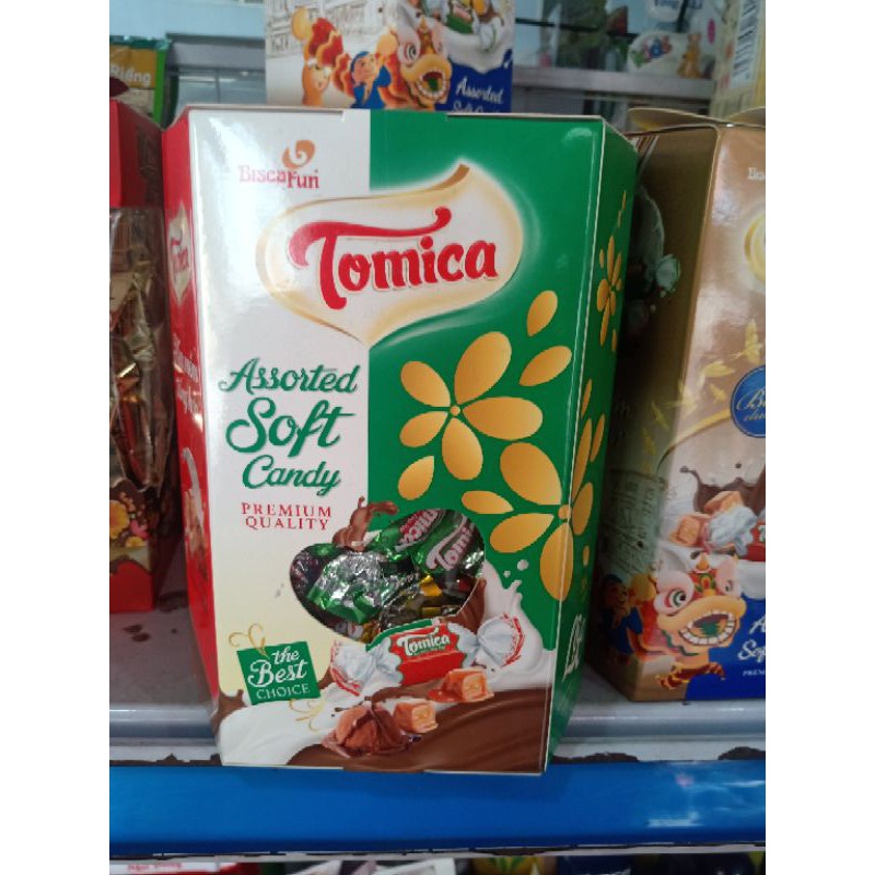 Kẹo mềm tổng hợp Tomica hãng Biscafun 250g