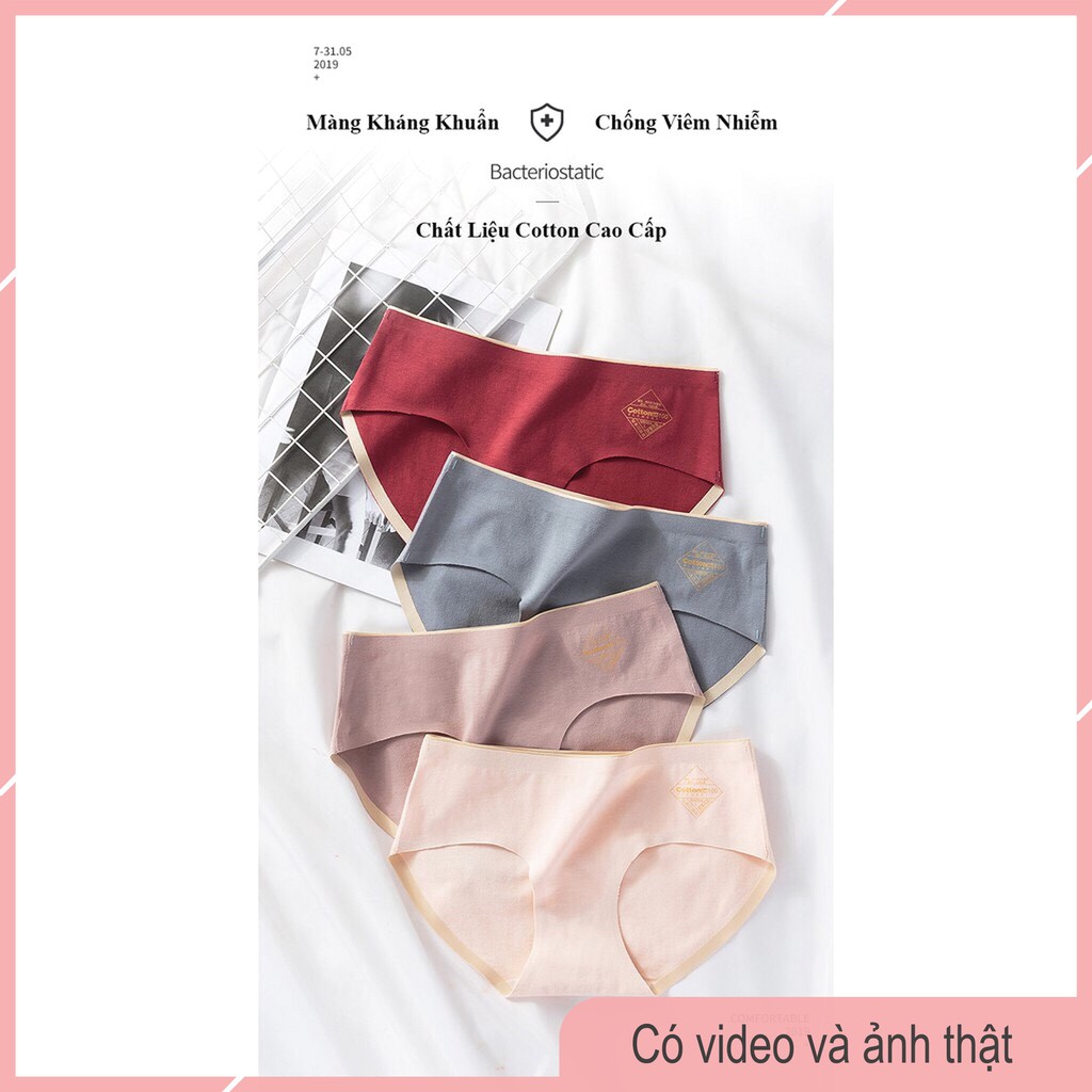 Quần Lót Cotton không Đường May Diệt Khuẩn CT08 | BigBuy360 - bigbuy360.vn