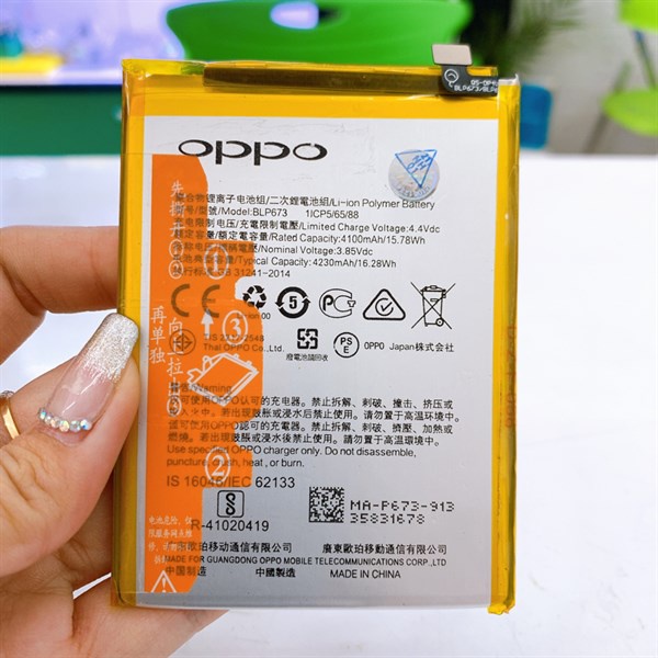 Pin Oppo A3S ( BLP673) chính hãng , bảo hành đổi trả
