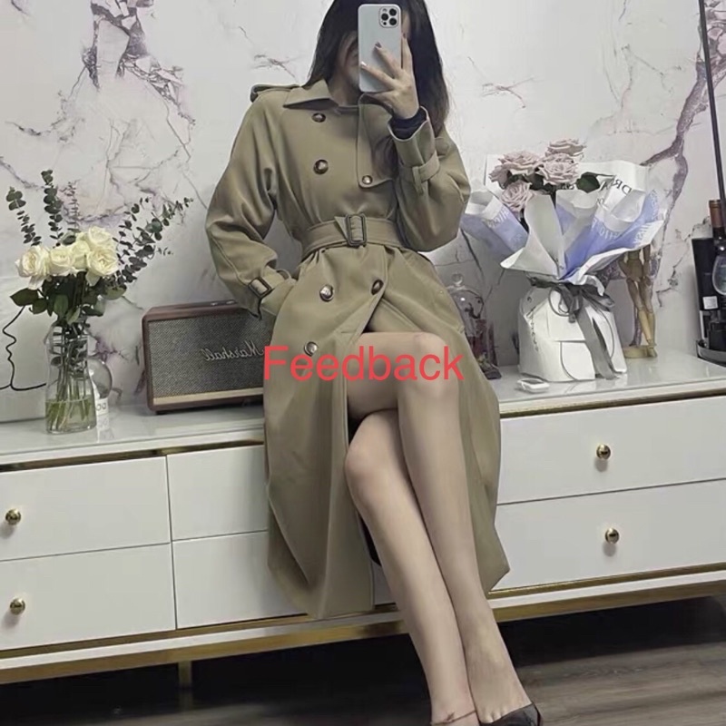 Áo mangto dáng dài  lisa 1 màu duy nhất như ảnh( kèm hình thật ) | BigBuy360 - bigbuy360.vn