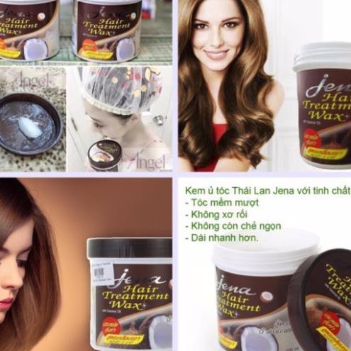 Kem Ủ Tóc Dầu Dừa Jena Coconut Hair Treatment Wax (500ml)