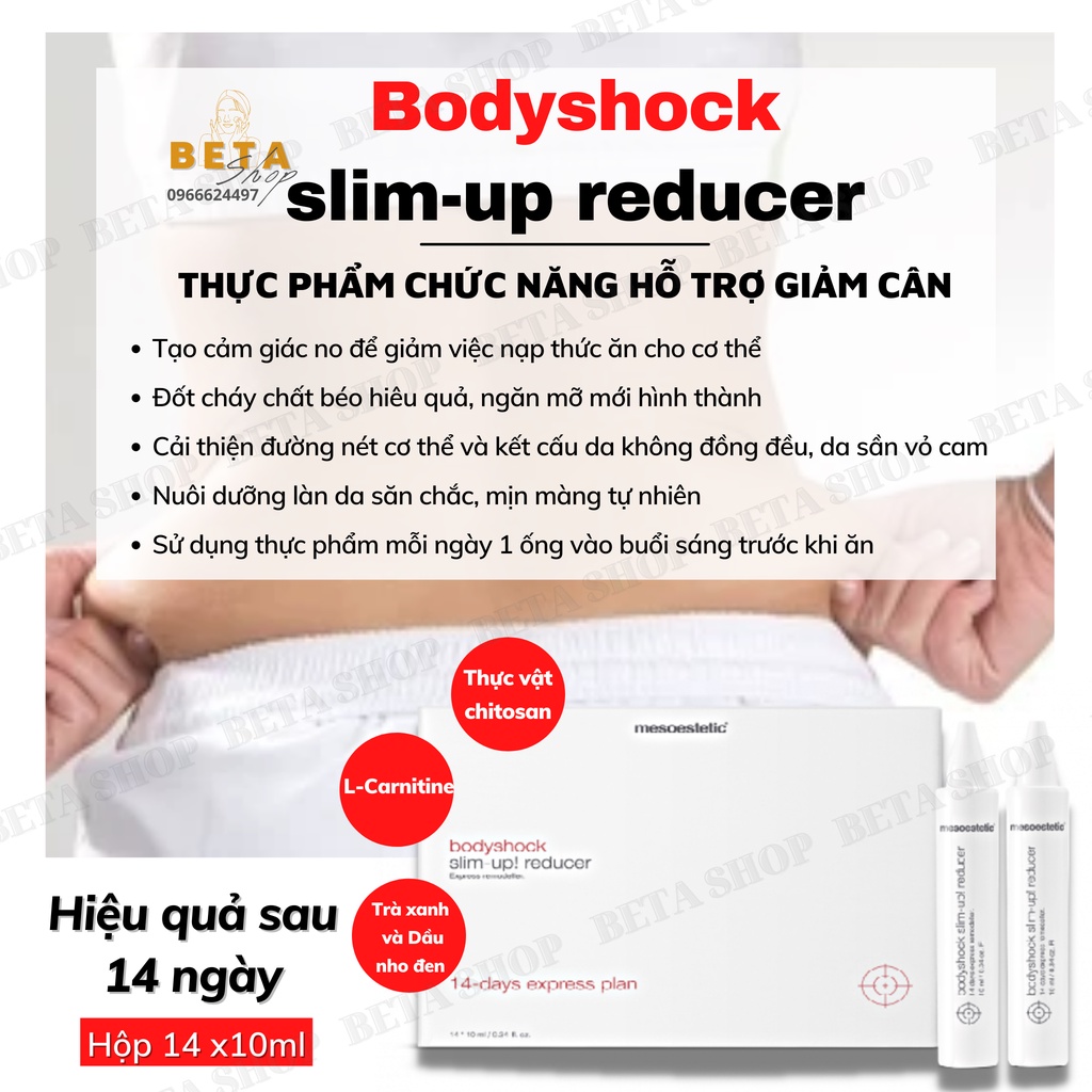 Ống uống giảm cân Mesoestetic Bodyshock Slim up Reducer thumbnail