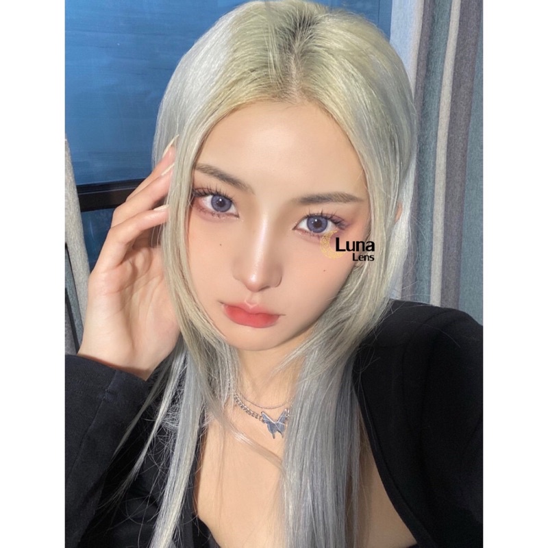 MỘT ĐÔI KÍNH ÁP TRÒNG MÀU TÍM DIAMOND PURPLE SIÊU ÊM SIÊU MỀM NỘI ĐỊA TRUNG QUỐC - LENS CÓ ĐỘ CẬN