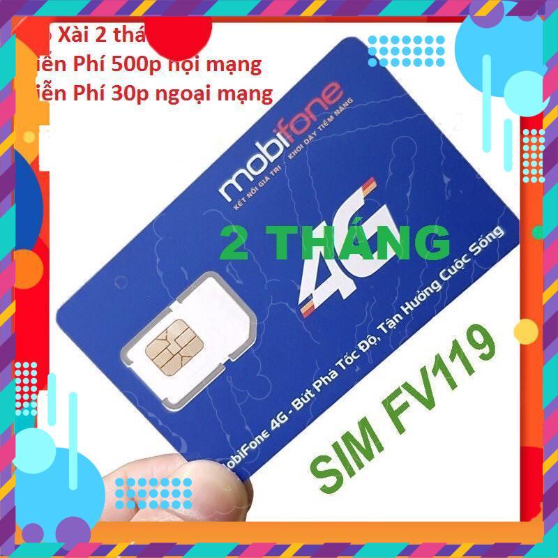 SIM 4G MOBI MIỄN PHÍ 2 THANG