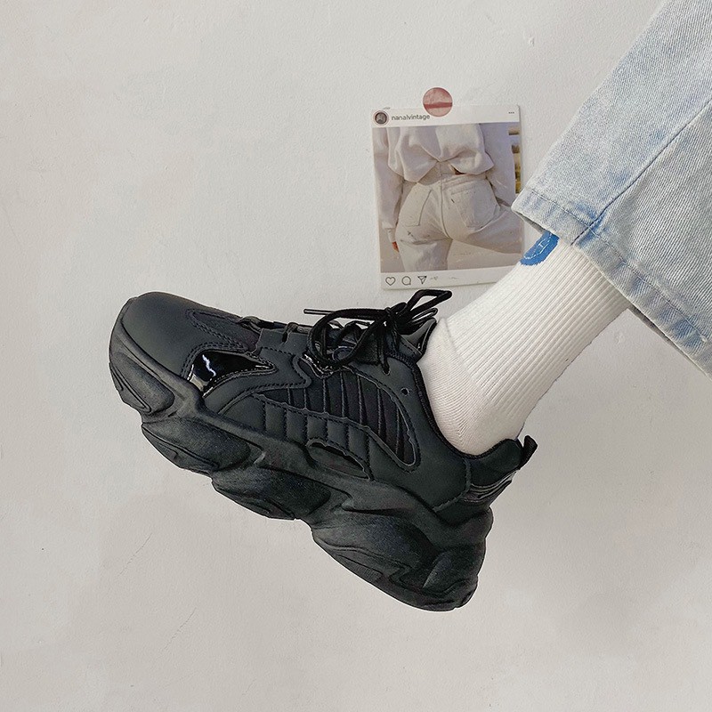 XẢ KHO (S99) Giầy thể thao nữ đế 5 phân trơn màu (Mã B1)