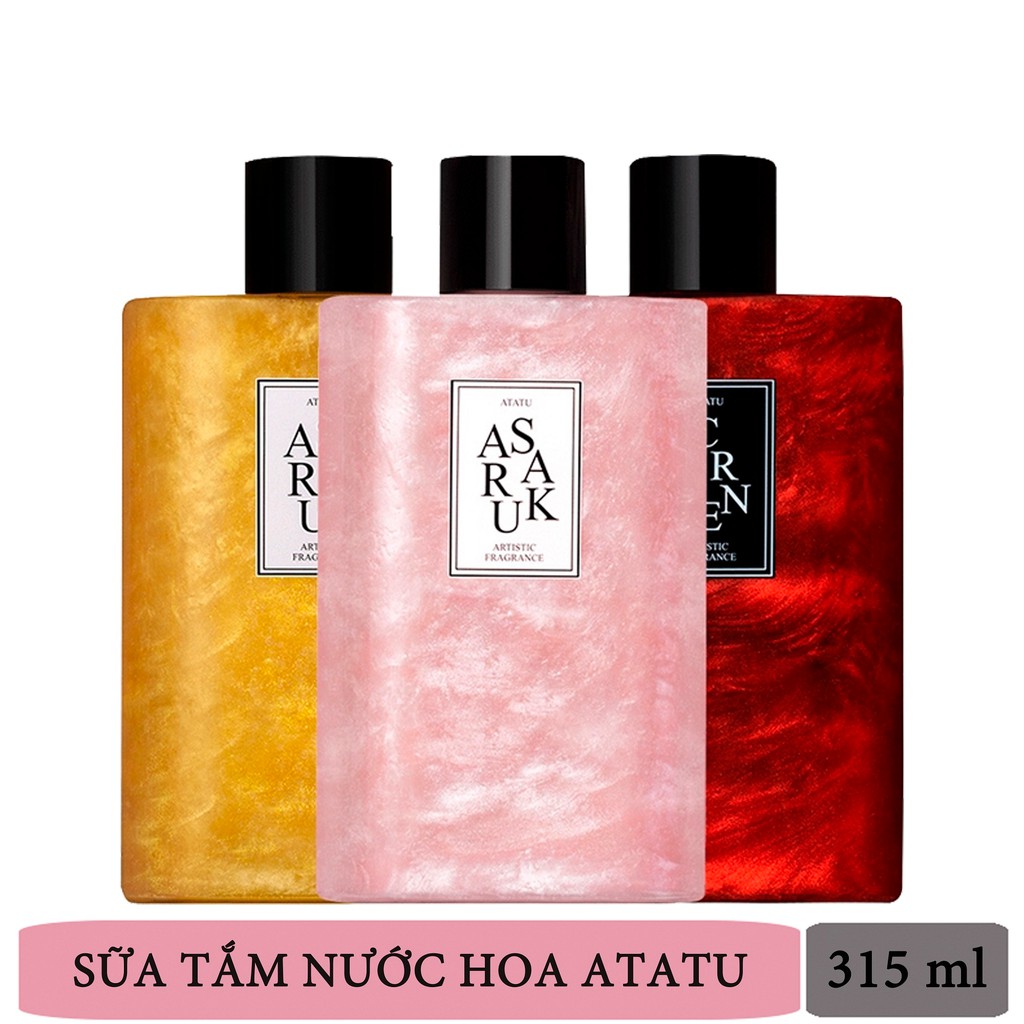 Sữa Tắm Nước Hoa ATATU Dưỡng Ẩm, Làm Sáng Mịn Da Hương Thơm Quyến Rũ 315ml