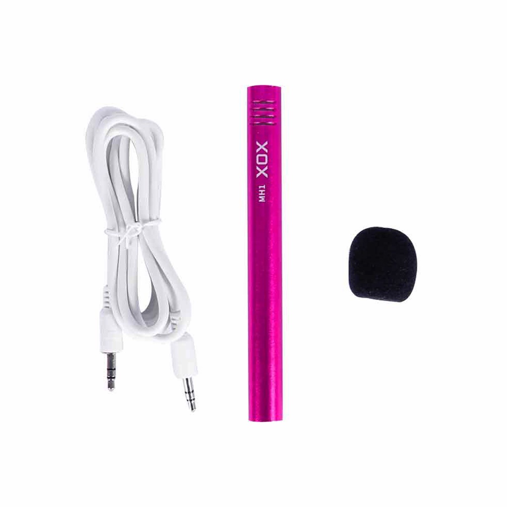 Micro thu âm XOX MH1 hát Livestream，Mobile Karaoke，vỏ kim loại hoàn toàn