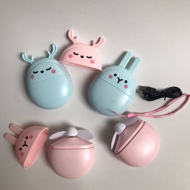 Quạt Sạc Thỏ Mini 60k