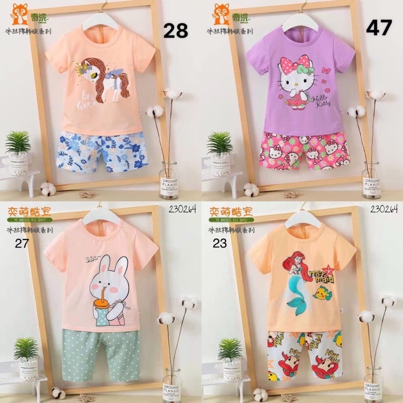 Bộ thun cotton xuất Hàn ( MẪU MỚI NHẤT )