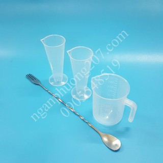 Bộ dụng cụ pha chế 4 món quán cà phê, sinh tố