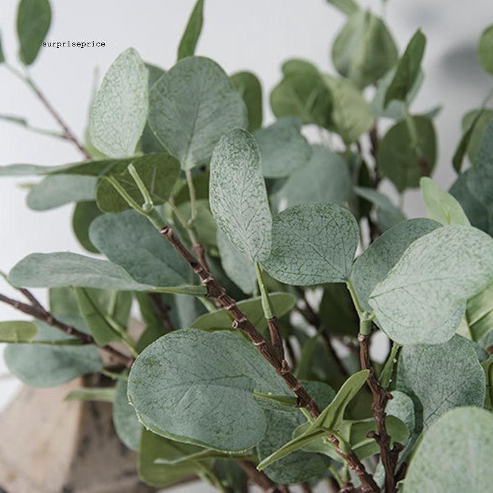 Cành bạch đàn nhân tạo bằng vải và nhựa độc đáo dùng trang trí