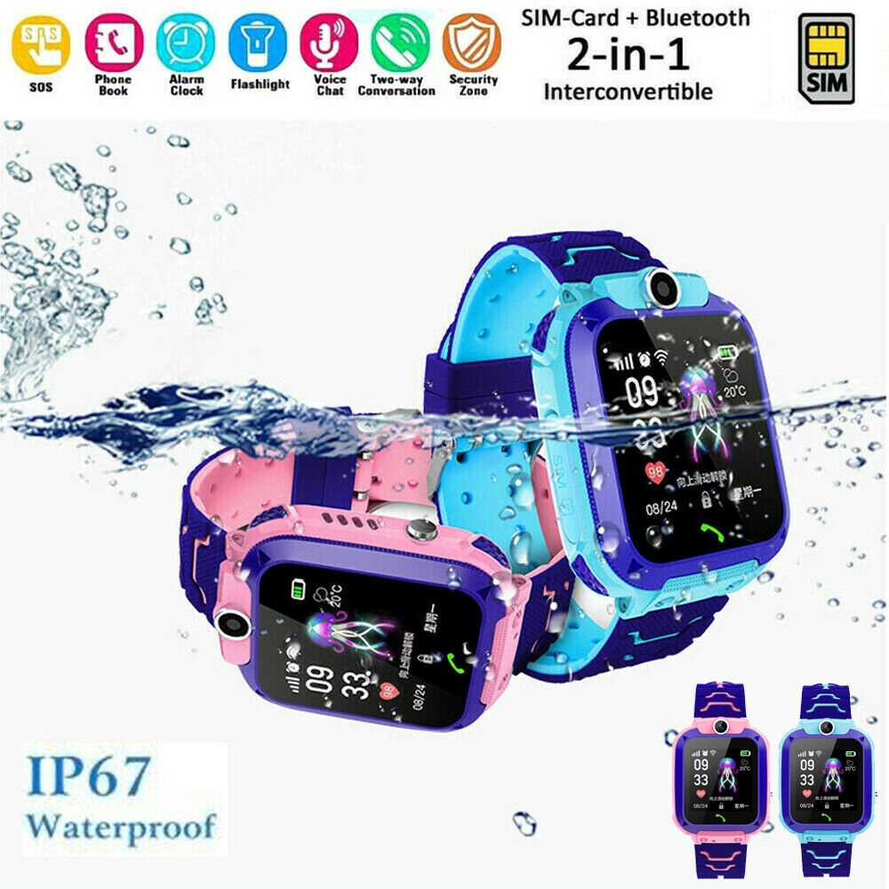 Smart Watch with LBS Tracker Touch Screen Tracker SOS for Kids Children