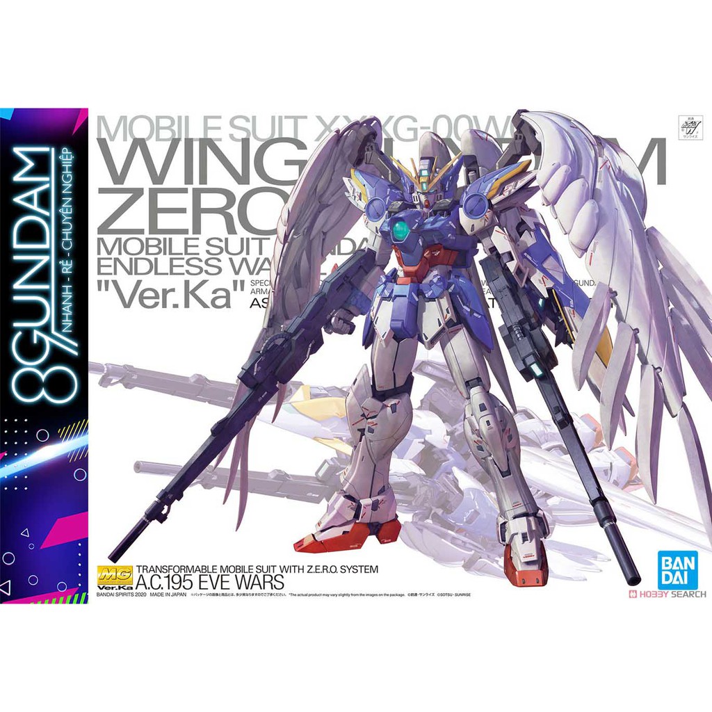 [Mã LIFE0503TOYS1 giảm 10% đơn 150k] Mô Hình Lắp Ráp MG Wing Gundam Zero EW ver.Ka