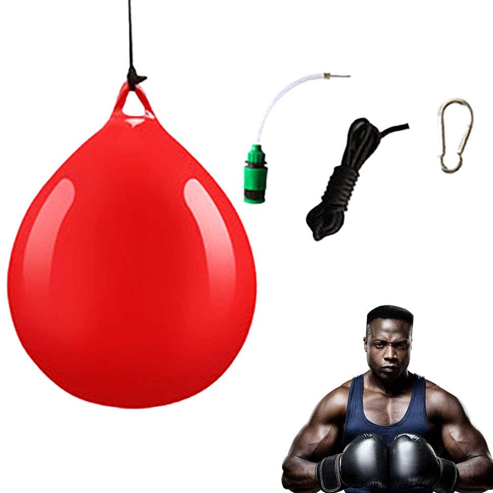 Túi tập đấm kèm móc/ vòi bơm nước chuyên dụng hỗ trợ tập boxing tại nhà