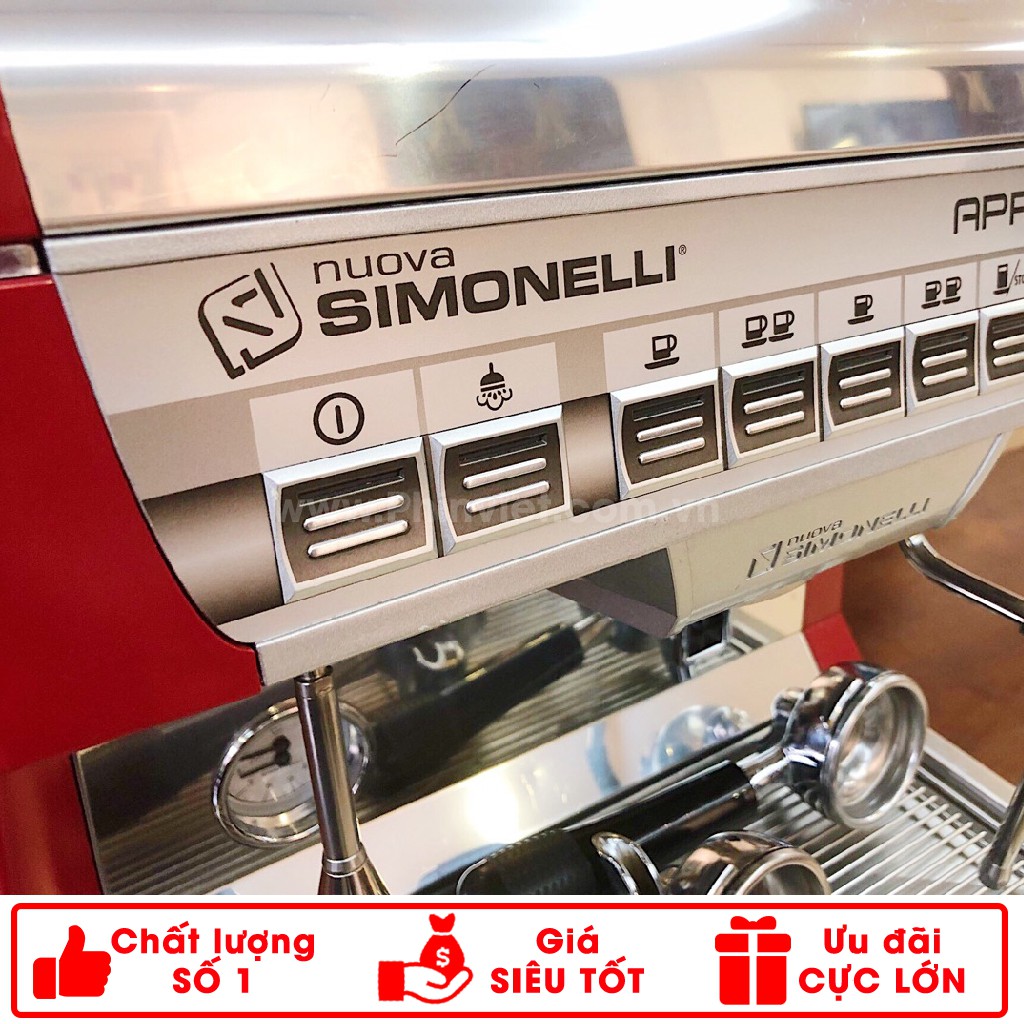 Máy pha cà phê Nuova Simonelli APPIA II Volumetric 1 Group - Máy pha cafe chính hãng
