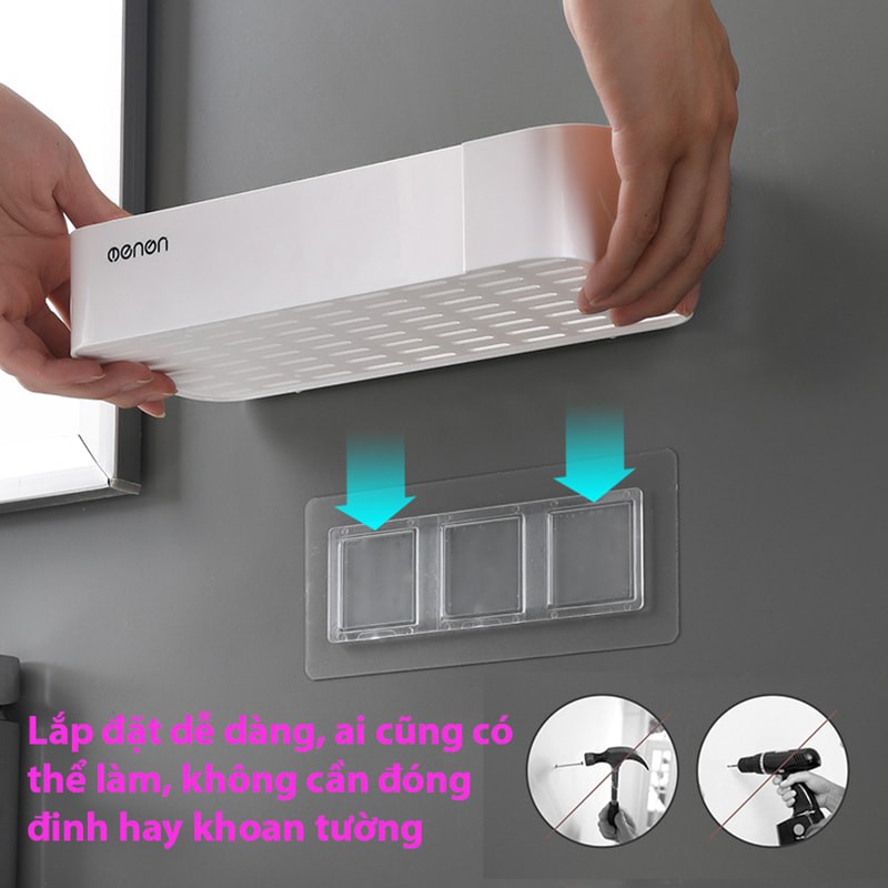 Kệ dán tường phòng tắm Oenon nhựa ABS cao cấp HT828