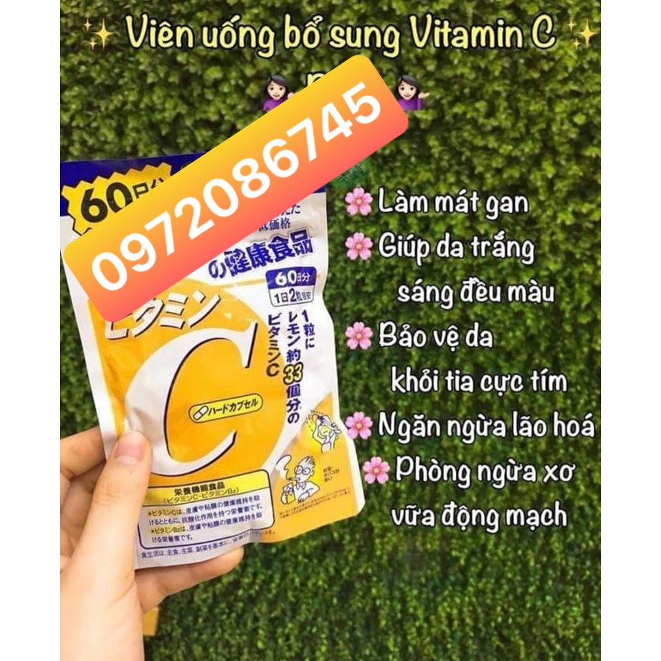 Vitamin C 60 ngày nhật bản