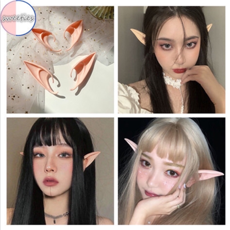 Cặp Tai Yêu Tinh Hoá Trang Halloween Nữ M158 Màu Tự nhiên