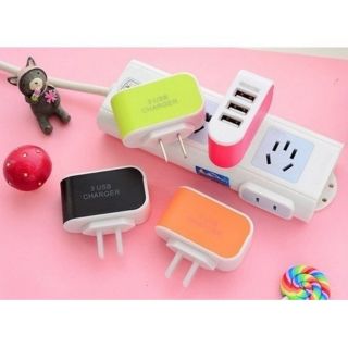 Cục sạc điện thoại 3 cổng usb