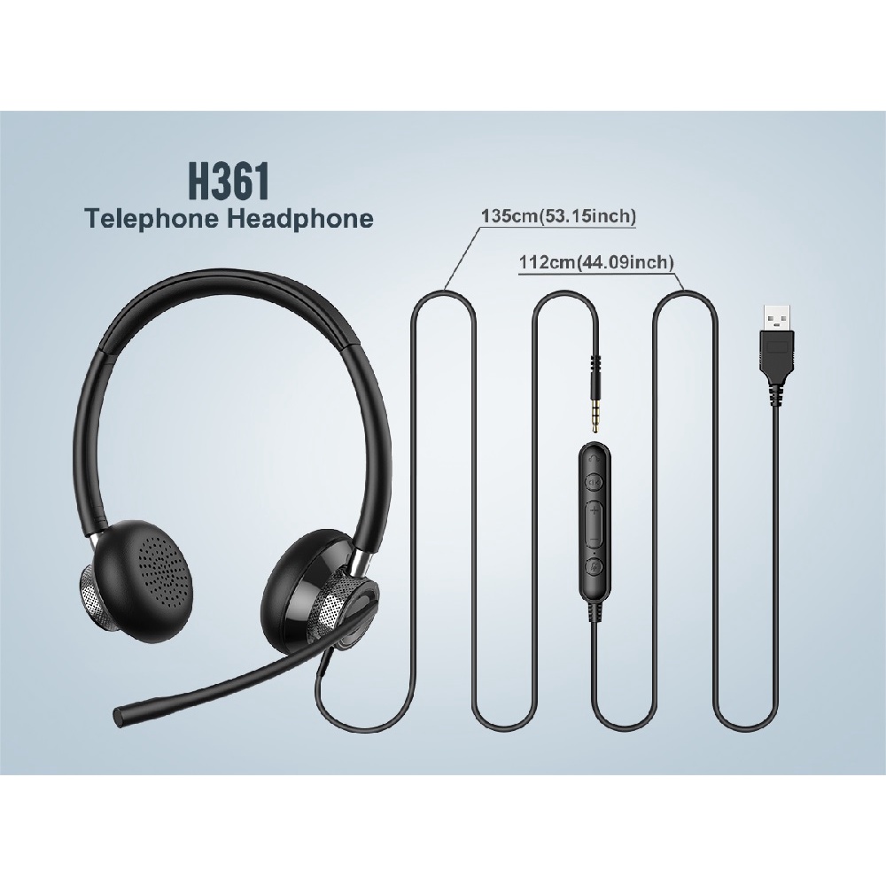 Tai nghe New Bee H361 (Cổng USB và 3.5mm - Chính hãng phân phối