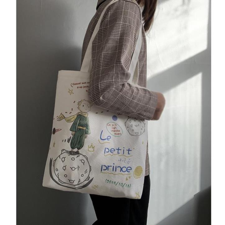 Túi vải canvas, túi tote phong cách Nhật Bản, Le Petit Prince