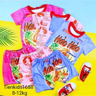 Bộ thun mì tôm bé trai. bé gái và 10-12kg bộ mèo. 20-22kg bộ tím