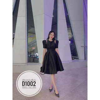 Bigsize Đầm tafta hở vai D1002