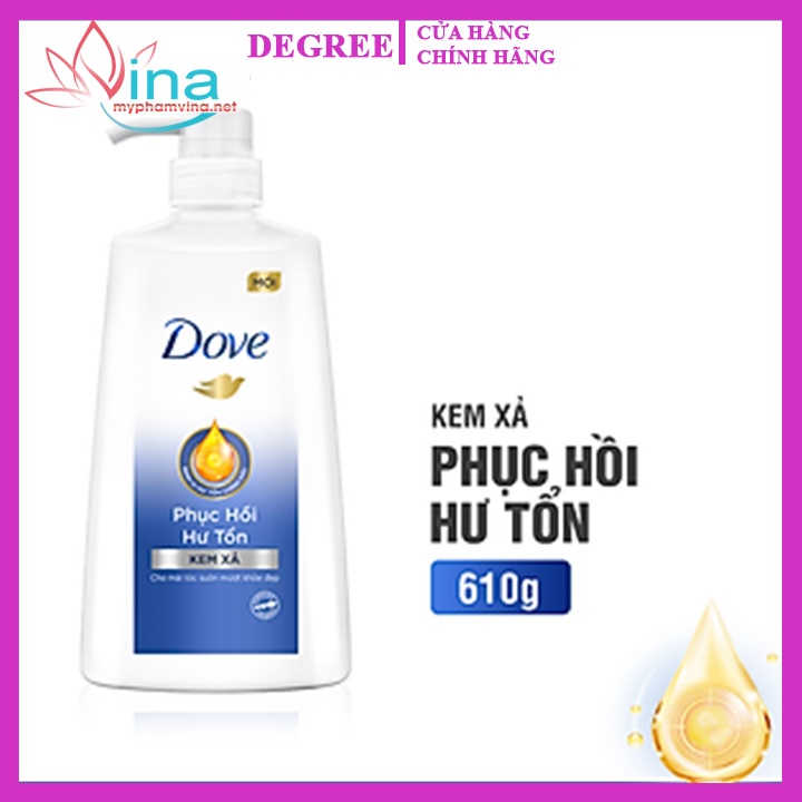 Kem xả Dove phục hồi hư tổn 633ml