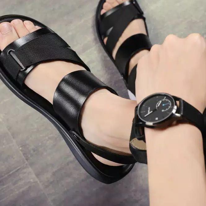 Giày Sandal Thoải Mái Thời Trang Mùa Hè Hàn Quốc Dành Cho Nam Size 39-46