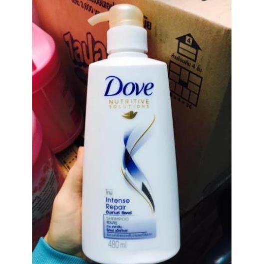 Dầu Gội xả Dove Thái lan ( dầu gội 480 ml - Dầu xả 460ml)