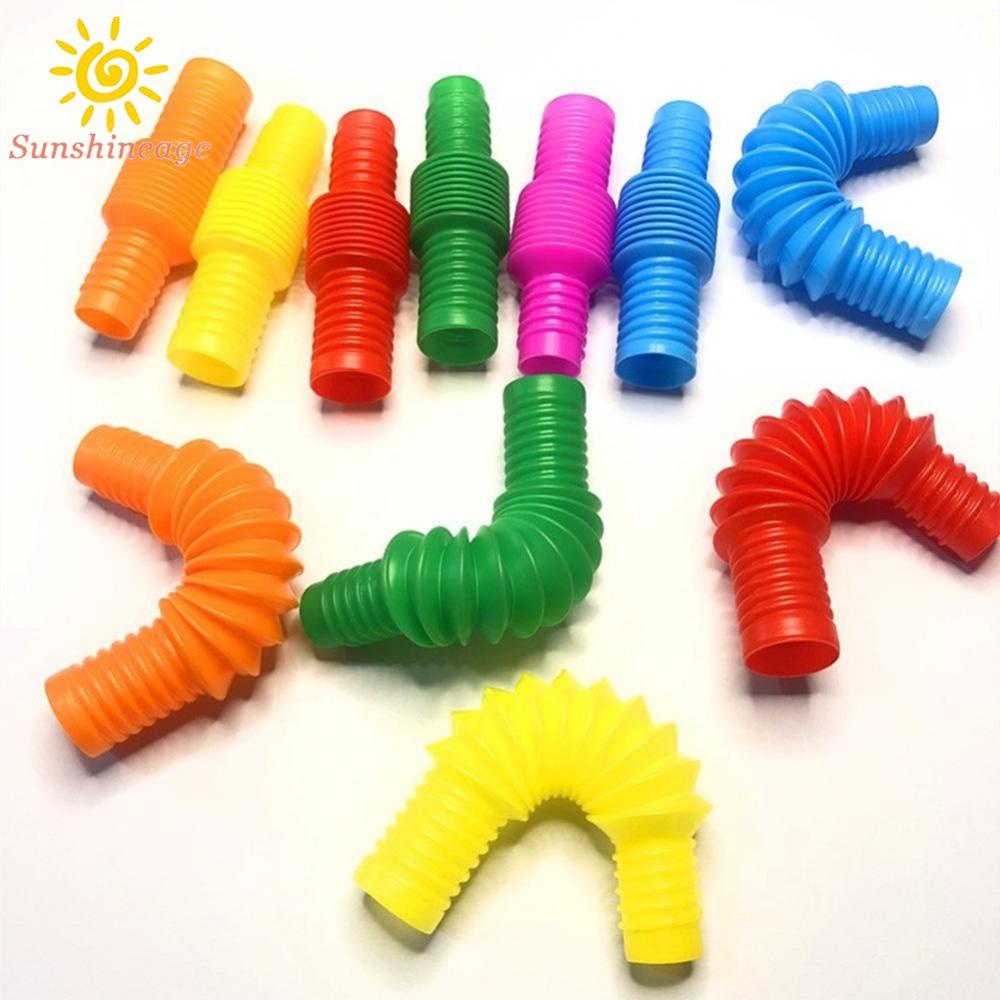 Pop Tube Coil  Luminous Pop Sensory Toy Stress Relieve Toys Tubes  Sensory Toy xyTozFZ