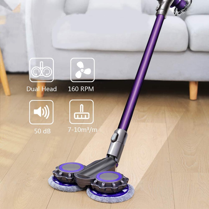 Đầu sàn điện cho Dyson V6 Animal V6 Lông mịn DC58 DC59 DC61 DC62 DC74 Bộ phận máy hút bụi Đầu lau khô ướt