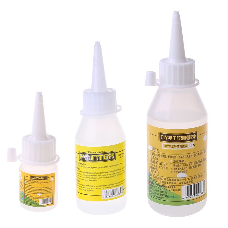 Dung dịch keo dán vải làm đồ thủ công sổ sách chất cồn 20/50/100ml