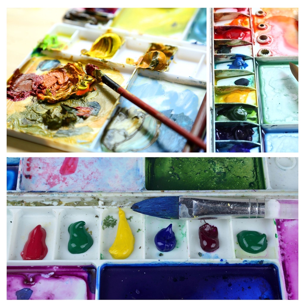 Khay pha màu Gấp Marie's H029