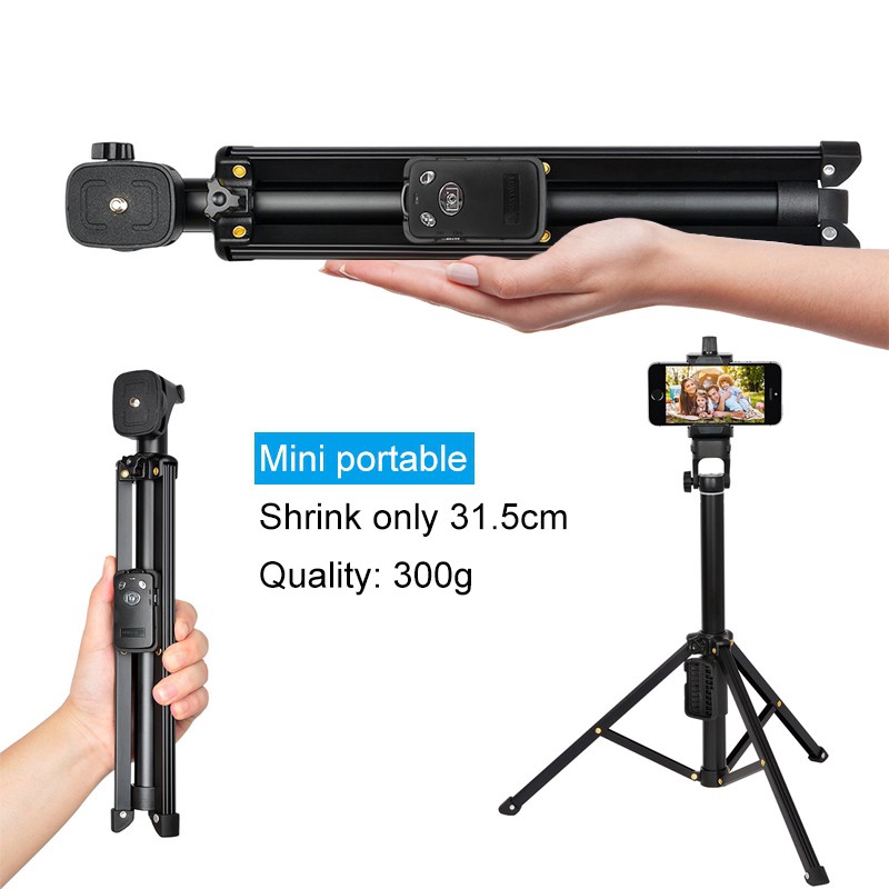 Gậy chụp ảnh VCT-1688 Bluetooth có chức năng hẹn giờ từ xa bằng hợp kim có thể sạc lại tiện dụng | BigBuy360 - bigbuy360.vn