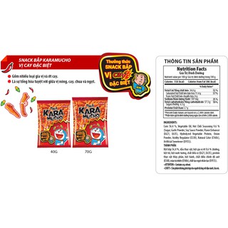 Snack bắp Karamucho Nhật Bản vị cay đặc biệt 40g - mua 10 tặng 1
