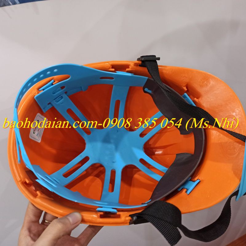 COMBO 10 NÓN CÔNG NHÂN BẢO BÌNH CAM N004- HÌNH THẬT