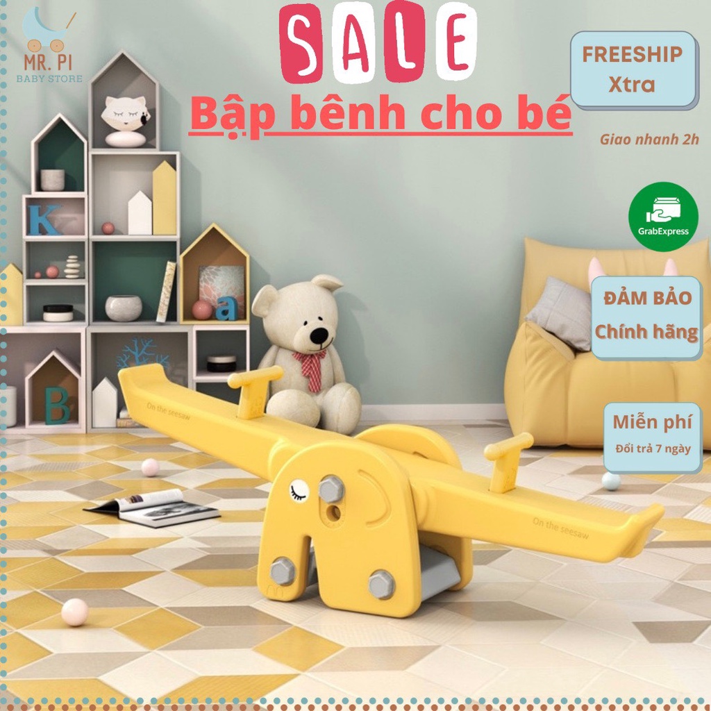Bập Bênh Đôi Cho Bé, Đồ Chơi Vận Động Trong Nhà Cho Bé 1~8 tuổi, Đồ Chơi Montessori Mẫu Mới 2021