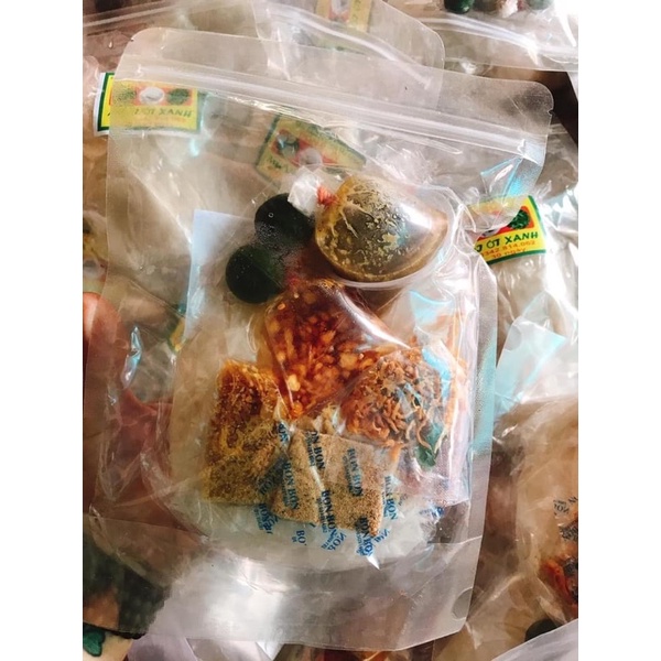 bánh tráng muối ớt xanh 7 vị bonbon