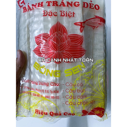 BÁNH TRÁNG DẺO BÔNG SEN CÂU CÁ, BÚN, CÁM, CHÁO RẾT 500G