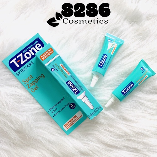 [Có tem] Gel Giảm Mụn Sưng Viêm Newtons Labs T-Zone Cấp Tốc Spot Zapping Gel 8ml (Made in UK)