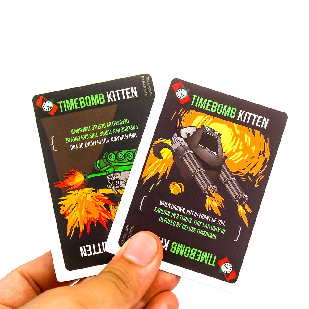 Combo Exploding Kittens 18+ và bản mở rộng Timebomb Kittens