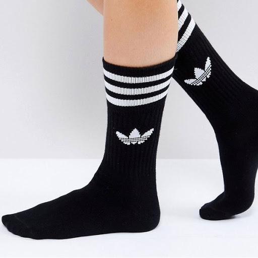 Vớ ADIDAS trắng, đen có cổ
